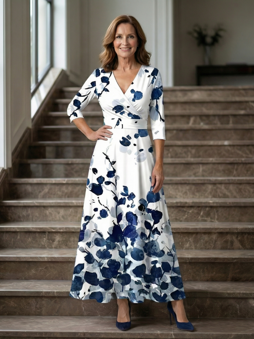 Paula | Midikleid mit Wickelausschnitt