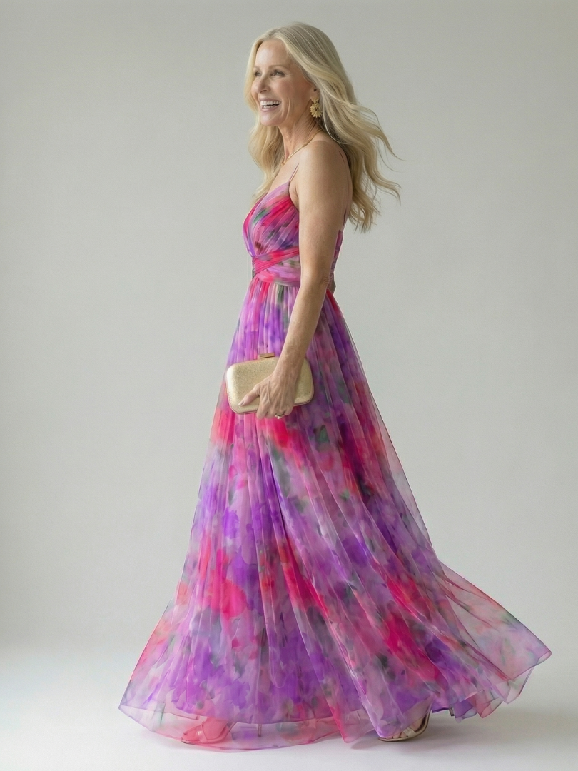 Annika | Maxikleid in weicher Wickeloptik