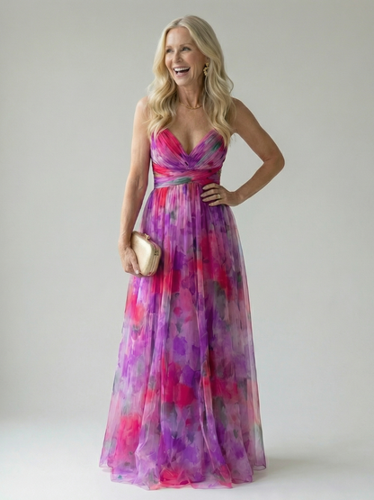 Annika | Maxikleid in weicher Wickeloptik