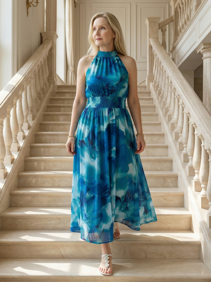 Lara | Midikleid mit Neckholder