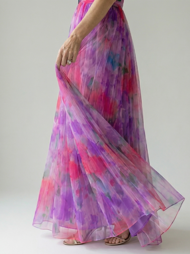Annika | Maxikleid in weicher Wickeloptik