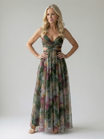 Annika | Maxikleid in weicher Wickeloptik