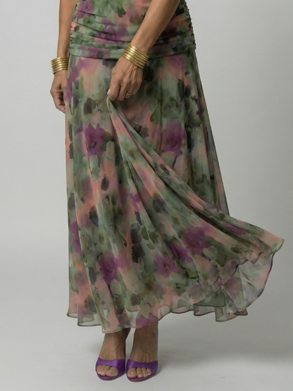 Carlotta | Schulterfreies Midikleid