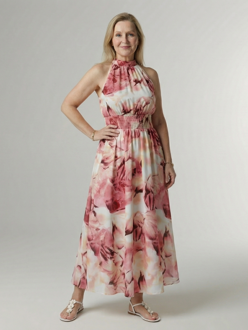 Lara | Midikleid mit Neckholder