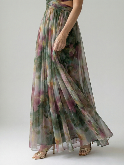 Annika | Maxikleid in weicher Wickeloptik