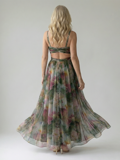 Annika | Maxikleid in weicher Wickeloptik