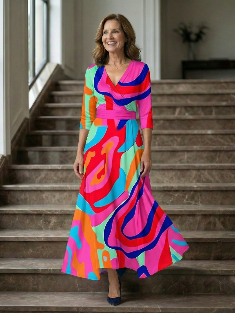 Paula | Midikleid mit Wickelausschnitt