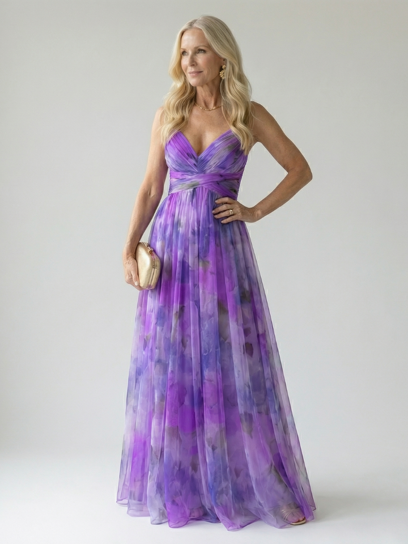 Annika | Maxikleid in weicher Wickeloptik