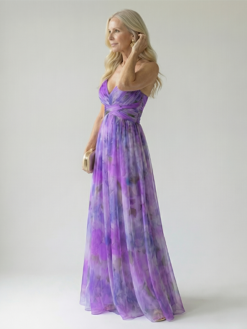 Annika | Maxikleid in weicher Wickeloptik