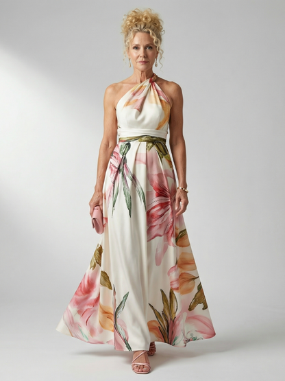 Bianca | Leichtes Maxikleid mit Blumenmuster