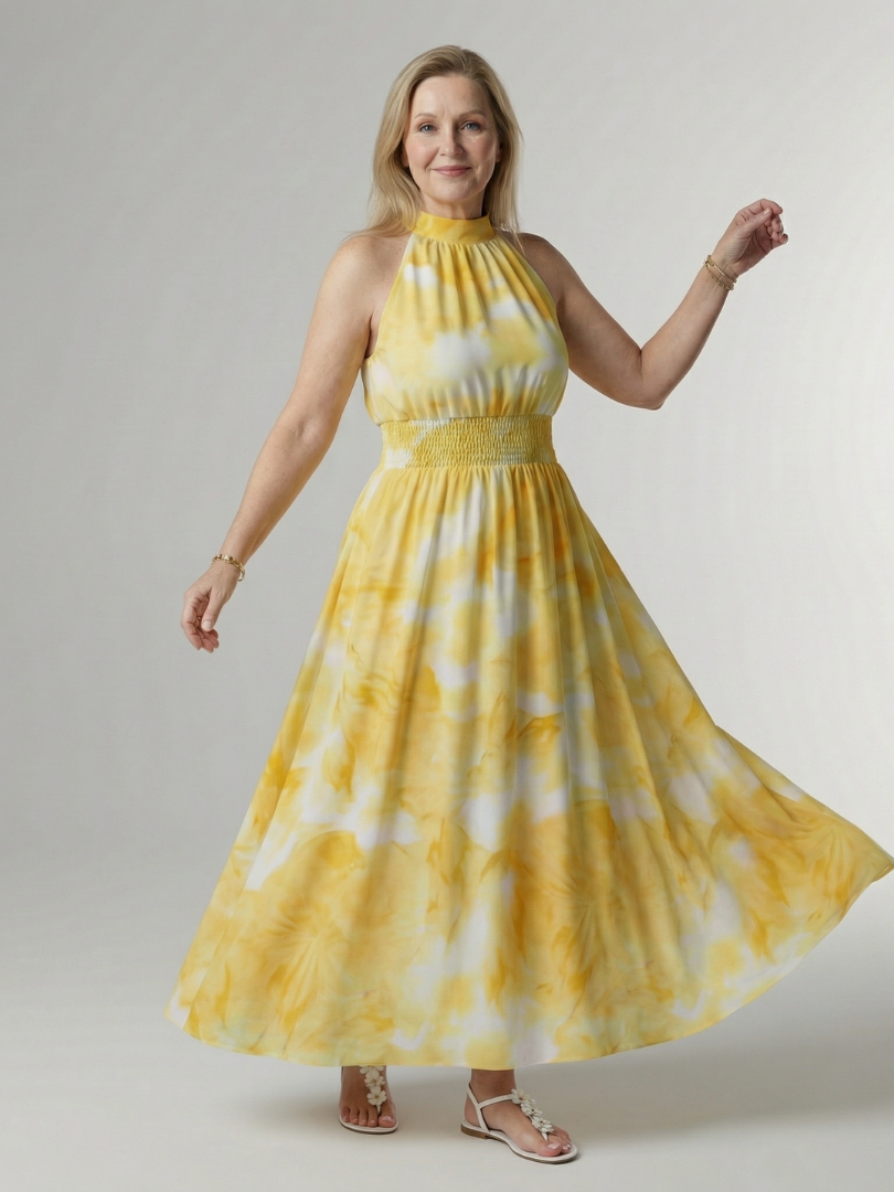 Lara | Midikleid mit Neckholder