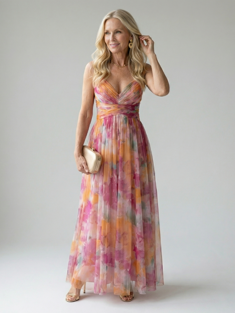 Annika | Maxikleid in weicher Wickeloptik