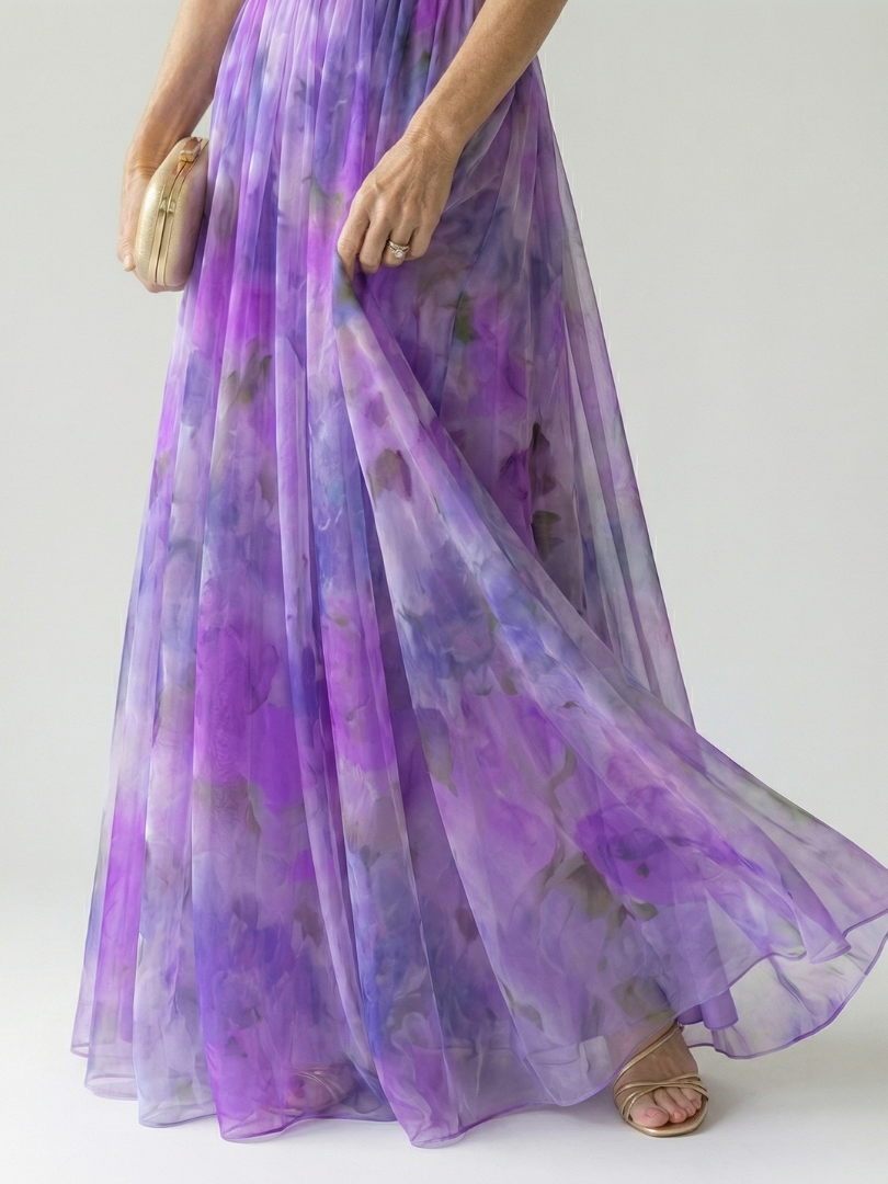 Annika | Maxikleid in weicher Wickeloptik