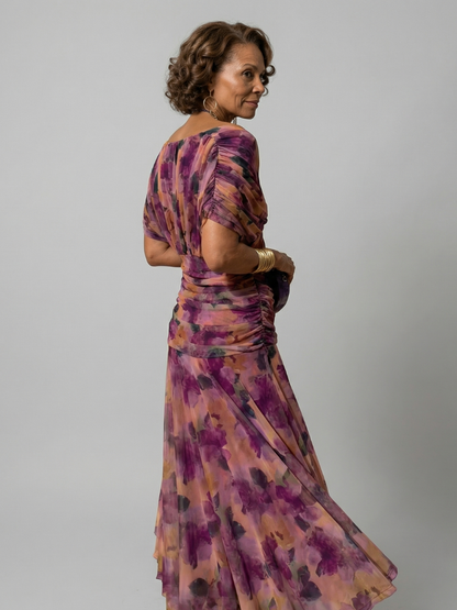 Carlotta | Schulterfreies Midikleid