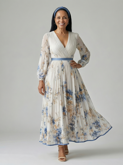 Elisa | Midikleid mit Falten