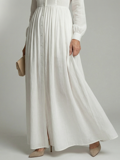 Frieda | Weich fließendes Maxikleid