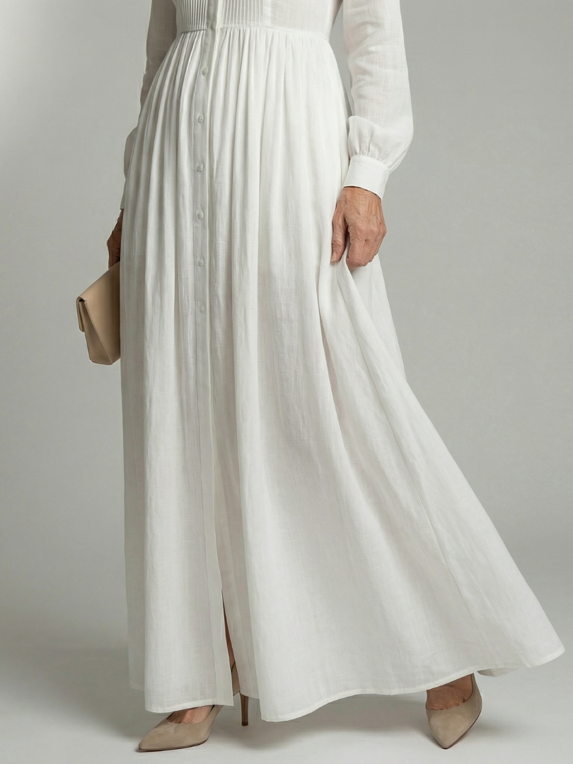 Frieda | Weich fließendes Maxikleid