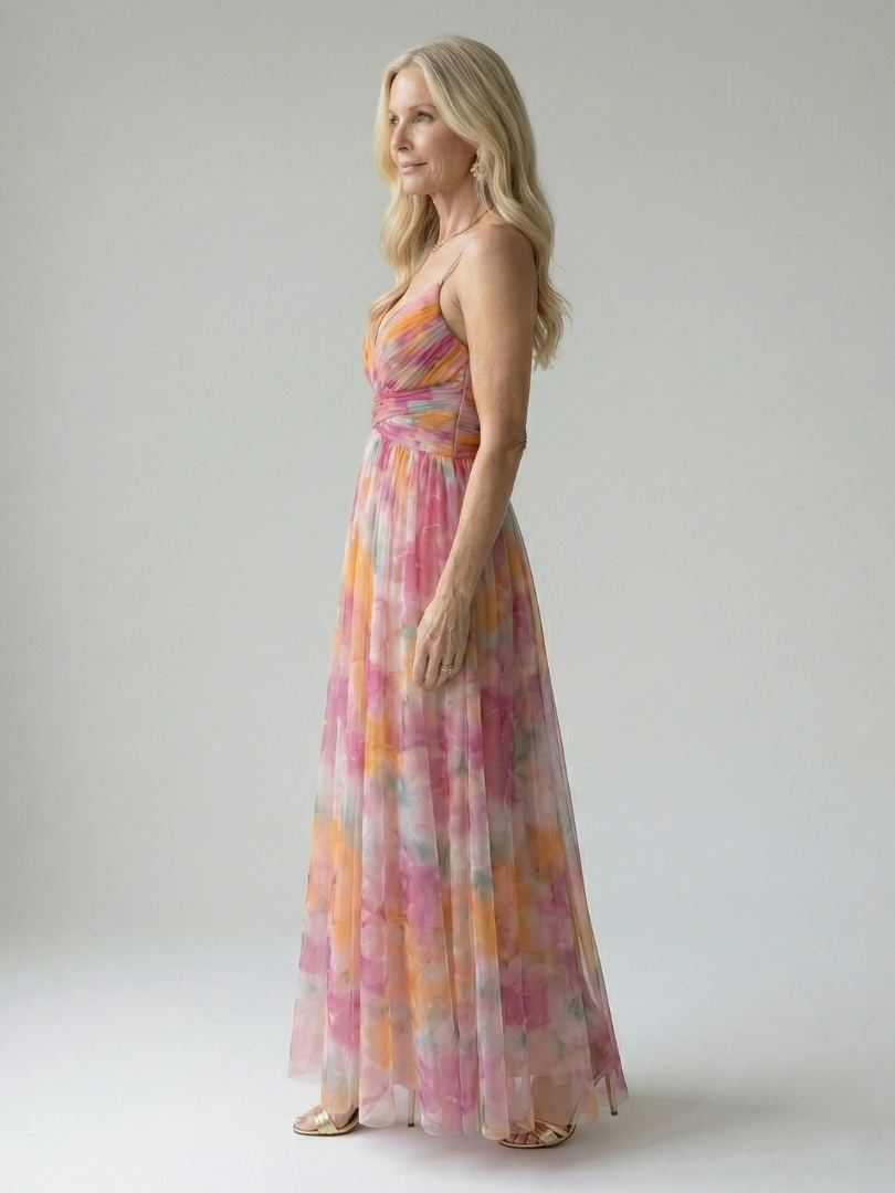 Annika | Maxikleid in weicher Wickeloptik