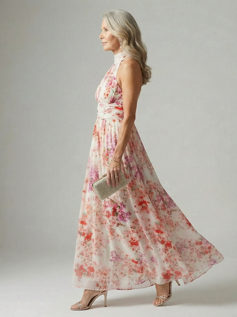 Lina | Fließendes Maxikleid