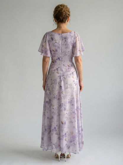 Paulina | Midikleid mit Volantärmeln