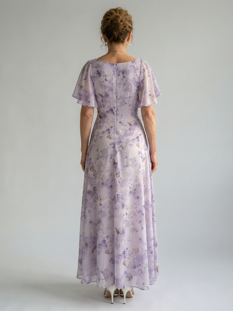 Paulina | Midikleid mit Volantärmeln