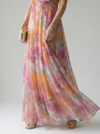 Annika | Maxikleid in weicher Wickeloptik