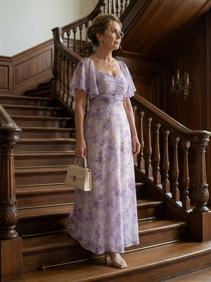 Paulina | Midikleid mit Volantärmeln