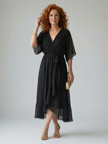 Marina | Midikleid mit leichtem Fall