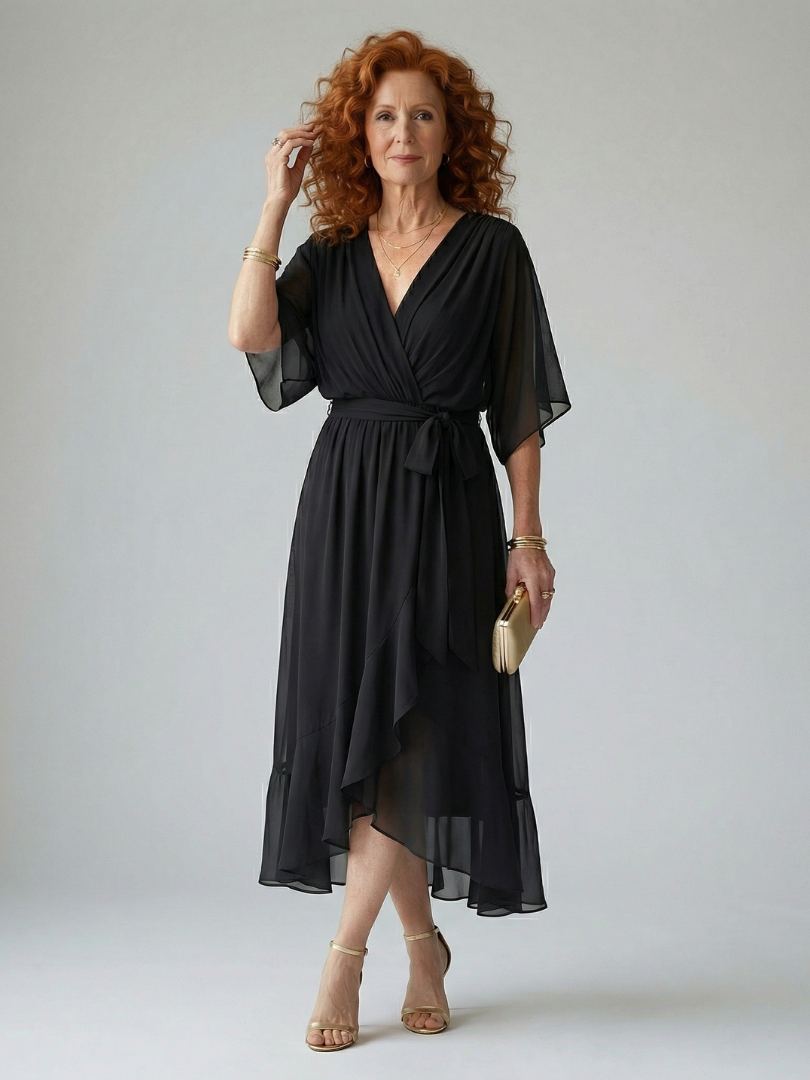 Marina | Midikleid mit leichtem Fall