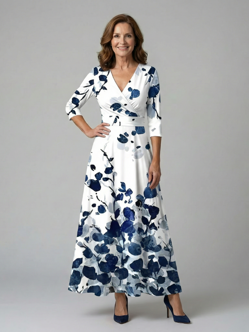 Paula | Midikleid mit Wickelausschnitt