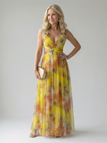 Annika | Maxikleid in weicher Wickeloptik