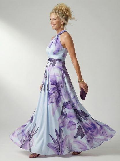 Bianca | Leichtes Maxikleid mit Blumenmuster