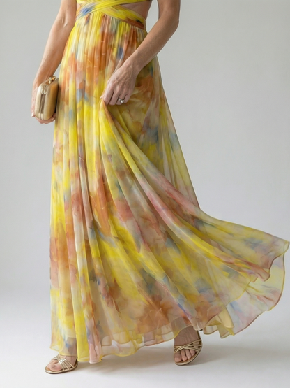 Annika | Maxikleid in weicher Wickeloptik