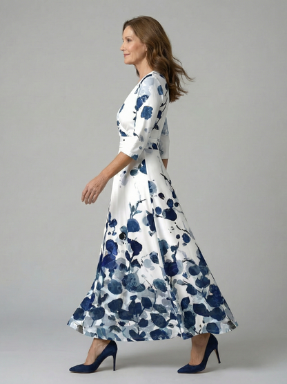 Paula | Midikleid mit Wickelausschnitt