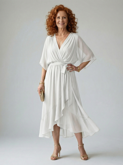 Marina | Midikleid mit leichtem Fall
