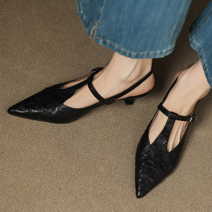 Noir | High Heels aus Echtleder