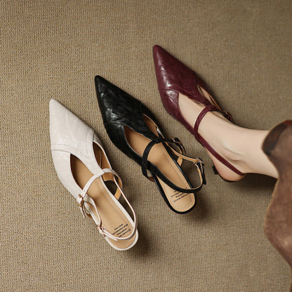 Noir | High Heels aus Echtleder