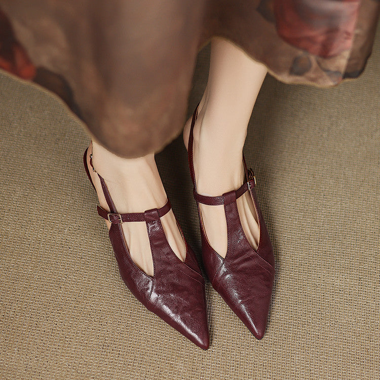 Noir | High Heels aus Echtleder