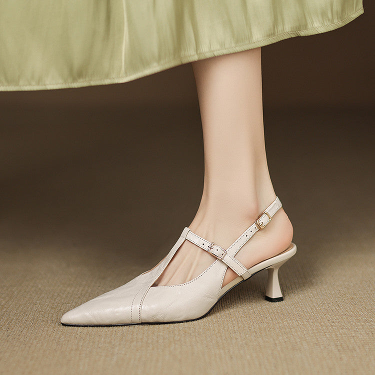 Noir | High Heels aus Echtleder