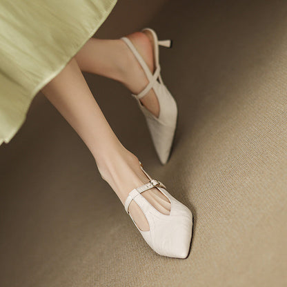 Noir | High Heels aus Echtleder