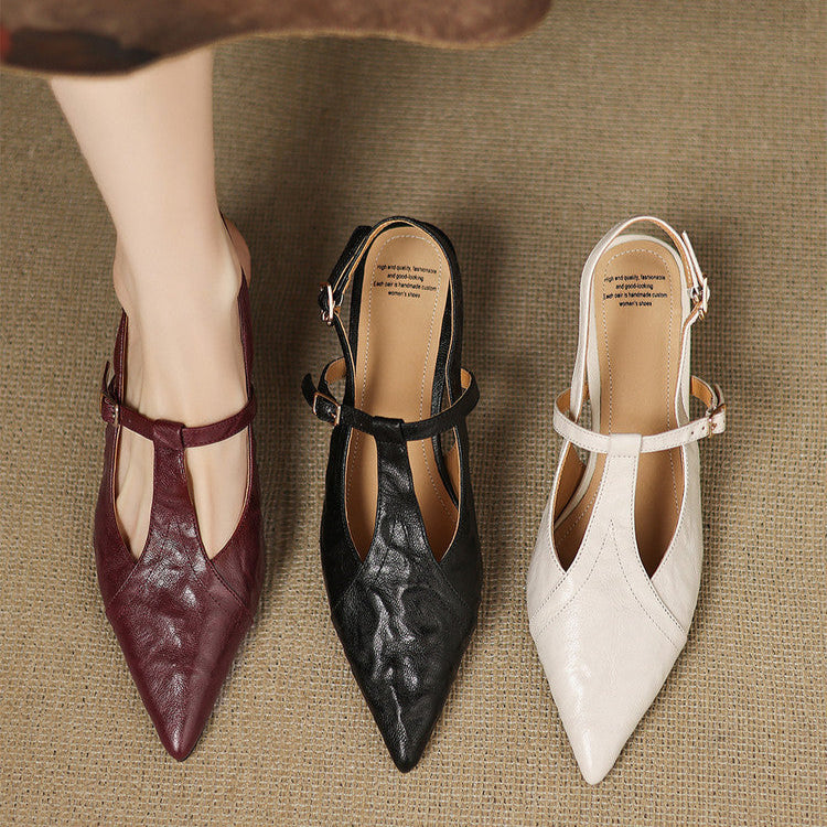 Noir | High Heels aus Echtleder
