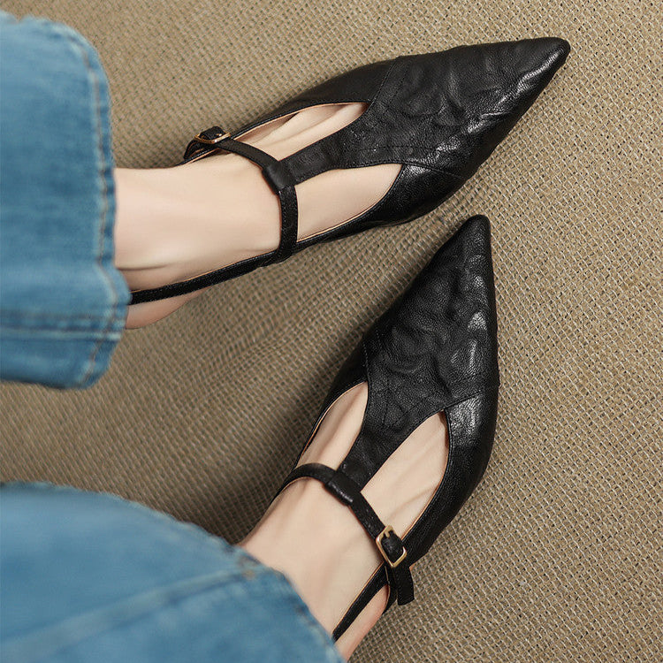 Noir | High Heels aus Echtleder