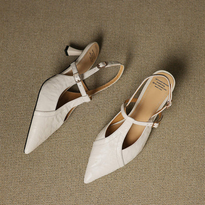 Noir | High Heels aus Echtleder