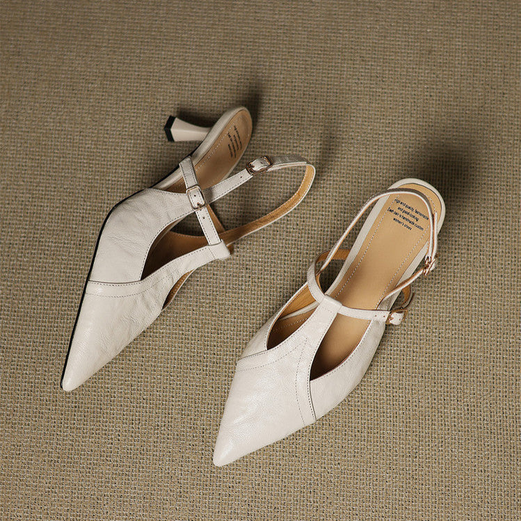 Noir | High Heels aus Echtleder