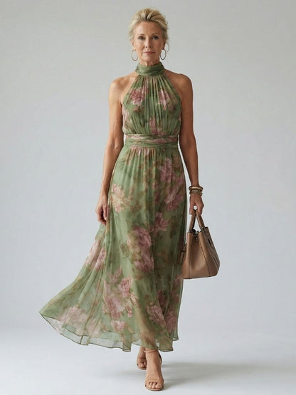 Anja | Midikleid mit gerafftem Neckholder