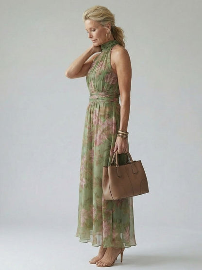 Anja | Midikleid mit gerafftem Neckholder